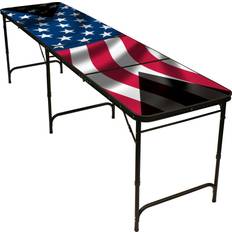 Drinking Games Red Cup Pong American Flag Beer Pong Table, Size 30.0 H x 24.0 W in Wayfair Multi Color