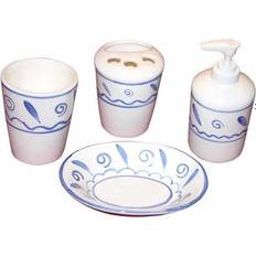 Ceramic Vintage China Bath Set Soap