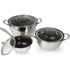 Wolfgang Puck Tempered glass Cookware Set with lid