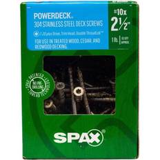 Fasteners Spax PowerDeck No. 10 cu X Trim Head Deck Screws