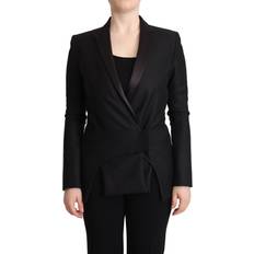 Costume National Black Long Sleeves Double Breasted Jacket