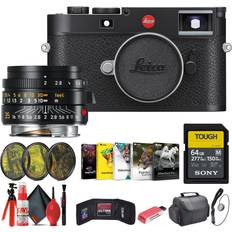 Leica Mirrorless Cameras Leica M11 Rangefinder Camera Black 35mm f/2 Lens 64GB Memory Card More