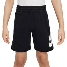 Nike Older Kid's Sportswear Club Fleece French Terry Shorts - Black/White