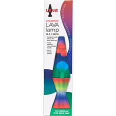 Lava the Original Colormax with Rainbow Decal Base, 14.5" Lava Lamp