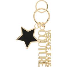 Keychains Wallets & Key Holders Versace Jeans Couture Couture Black & Gold Stars Keychain UNI