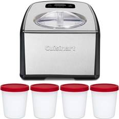 Cuisinart Ice Cream Makers Cuisinart Ice Cream Maker with Compressor with Paper Food Cup 8 Oz. 25 Pack