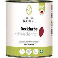 Holzpflege Ultra Nature Deckfarbe 750 ml schwedenrot