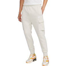 Nike Cargo Pants - Men Nike Men's Sportswear Club Fleece Cargo Pants - Light Bone/White