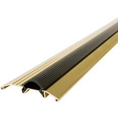 M-D Building Products Gold Aluminum and Vinyl Heavy-Duty Low-Profile Threshold