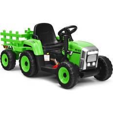Costway Electric Vehicles Costway Ride On Tractor with Ground Loader 12V