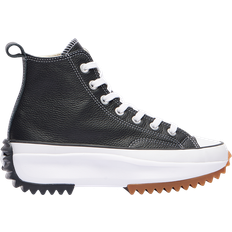 Converse Leather Sneakers Converse Run Star Hike Platform Foundational Leather - Black/White/Gum