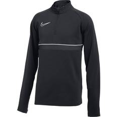 Treningsklær T-skjorter Nike Big Kid's Dri-FIT Academy Soccer Drill Top - Black/White/White/White (CW6112-010)