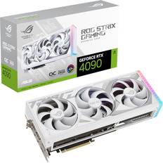 24 GB - GeForce RTX 4090 - Nvidia GeForce Grafikkarten ASUS ROG Strix GeForce RTX 4090 GDDR6X White OC Edition 2xHDMI 3xDP 24GB