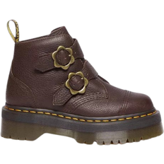 Synthetic Boots Dr. Martens Devon Flower - Dark Brown Grizzly