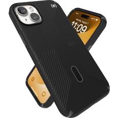 Speck Cases Speck iPhone 15 Plus Case-Presidio2 Grip-ClickLock-MagSafe-6.7 Inch Phone Case-Black/Slate Grey/White