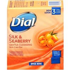 Bottle Bar Soaps Dial 3 packs of silk & seaberry gentle cleansing skin soap