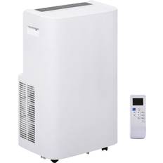 Air Conditioners Homcom 12000BTU Portable Air Conditioner Built-in Cool, Dehumidifier,Ventilate with Remote Controller, 3 Fan Modes, 24-Hour Timer