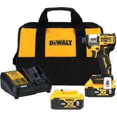 Dewalt Screwdrivers Dewalt 20V MAX Impact Driver, Cordless, 3-Speed, 2 Batteries and Charger Included DCF845P2