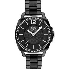 Children Wrist Watches Coach Brand boyfriend black crystal 14503984