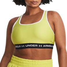 Under Armour Mid Crossback Sport-BH Damen 743 lime yellow/white
