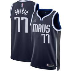 Basketball - NBA Sports Fan Apparel Jordan Nike Mens Luka Doncic Nike Mavericks Swingman Jersey Mens Navy/White