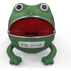 Piggy Banks Gama-chan Replica Frog Coin Bank Gray/Green/Red
