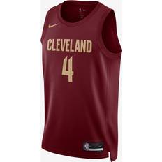 NBA Matchdrakter Nike Donovan Mitchell Burgundy Cleveland Cavaliers Swingman Jersey Association Edition