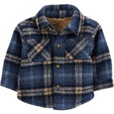 Carter's Outerwear Children's Clothing Carter's Baby Boys Plaid Shacket 12M Navy
