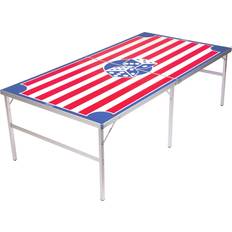 Drinking Games GoPong Regulation Size 8' x 4 ft Beer Die Table with 50 Dice American Flag Inspired Design
