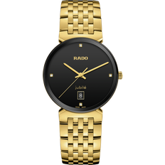 Rado Wrist Watches Rado Florence Swiss Dress with Gold 20 R48914703 Black