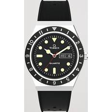Timex Q Diver 38mm Rubber Black Svart One size