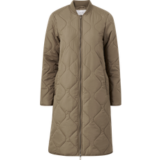 Vila Damen Oberbekleidung Vila Damen VIMANON Quilted Jacket-NOOS Mantel, Walnut