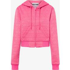 Zip up sweatshirt without hood Moschino Pink Zip-up Hoodie