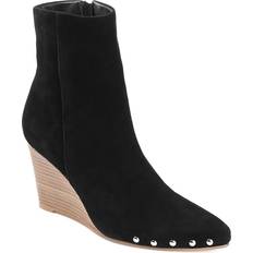 Wedge Ankle Boots Journee Signature Women's Reeya Studded Bootie Black Black