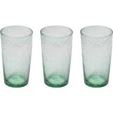 Storied Home Clear Tinted Bubble Drinking Glass