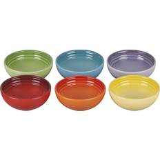Le Creuset of Six Stoneware Multi Color Pinch Kitchen Container