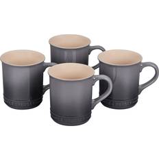 Le Creuset Cups & Mugs Le Creuset Stoneware 4 Mugs, Oyster Cup