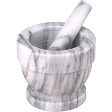 Creative Home Marble Stoneware/Marble Pestle & Mortar