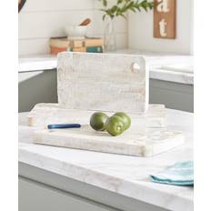 DecMode of 3 Mango Wood Country Cottage Chopping Board