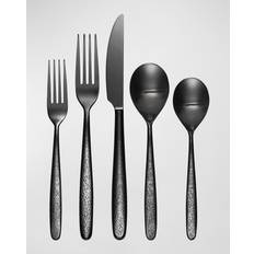 Cutlery Oneida Storm Black 20-Piece Everyday Flatware Cutlery Set