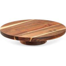 Juvale Round Acacia Wood for Cake Stand