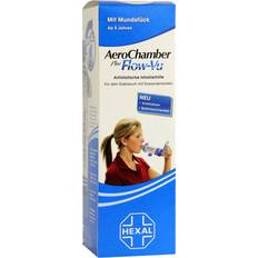 Vernebler Hexal Aerochamber mit Mundstück für Erwachsene und Kinder