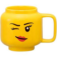 Lego Girl Eye Keramisk krus lite hode