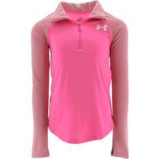 M Sweatshirts Under Armour Youth Girls Tech Graphic Half Zip Sweatshirt Pink Colour: Pink, 12-13
