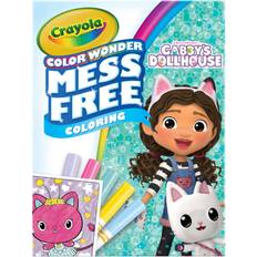 Crayola Dolls & Doll Houses Crayola Gabbys Dollhouse Color Wonder, 18 Mess Free Coloring Pages & 5 No Mess Markers, Gift for Kids