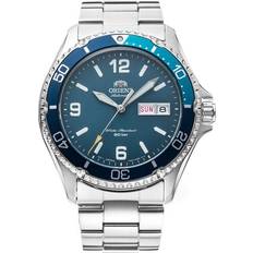 Orient Watches Orient "Mako-3" Japanese Automatic/Hand-Winding 200m Diver Style Watch, Matte Blue, RA-AA0818L19B