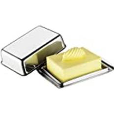 Silbrig Servierplatten & Tabletts Küchenprofi 165x120x50mm Butterdose