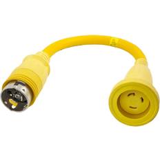 Remote Control Outlets Hubbel HBL61CM71 Molded Straight Adapter