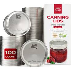 Storage jars with lids Canning lids jars wide mouth Kitchen Container