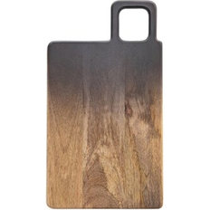 Black Cheese Boards Storied Home 18" Natural Ombre Mango Wood Cheese Board